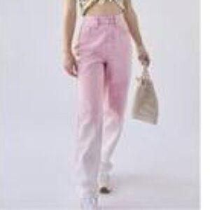 BDG pink ombré High-Rise baggy Jeans